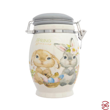 Ёмкость для сыпучих продуктов Royal Classics Spring Bunnies 11,5*17,5 см, 900 мл