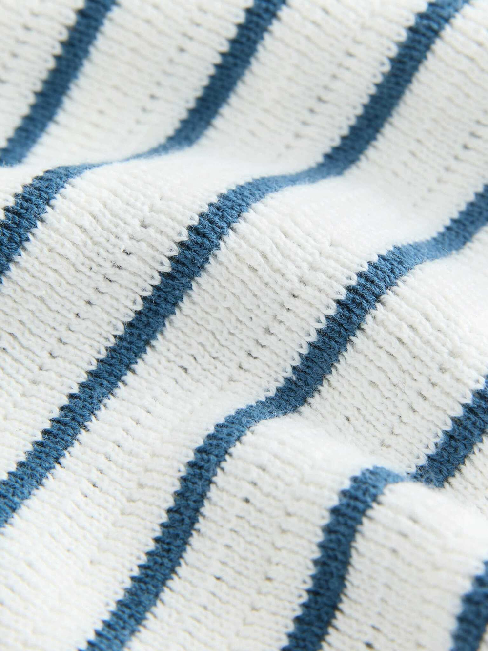 Поло вязаное для мальчика Next AA9-494, Белый, Синий