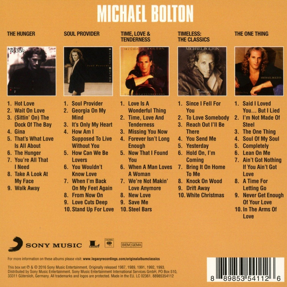 Michael Bolton / Original Album Classics (5CD)