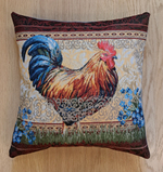 Декоративный гобеленовый чехол для интерьерной подушки Золотой гребешок 1 38*38