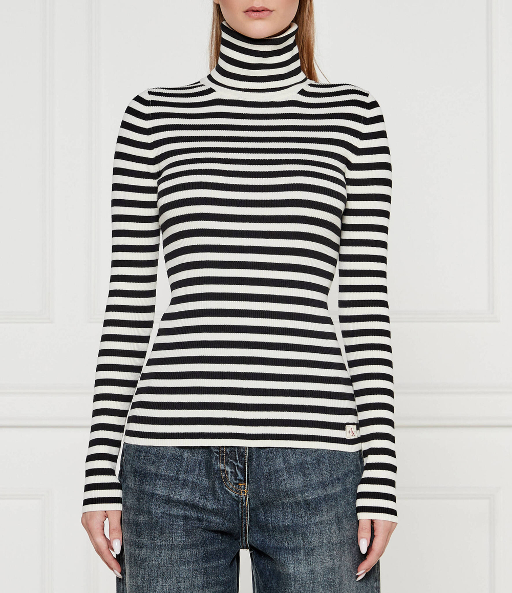 Гольф CALVIN KLEIN JEANS - экрю(J20J224225)