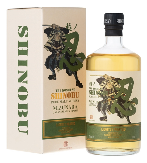 Виски Shinobu Lightly Peated Pure Malt Mizunara Japanese Oak Finish, 0.7 л.