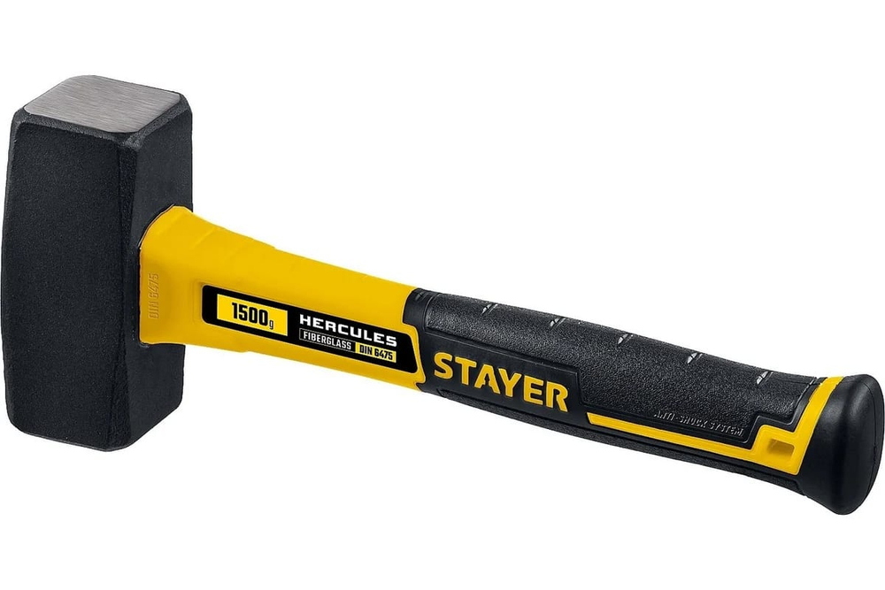 Кувалда 1500гр STAYER Hercules Professiona двухкомпонентная фибергласовая ручка