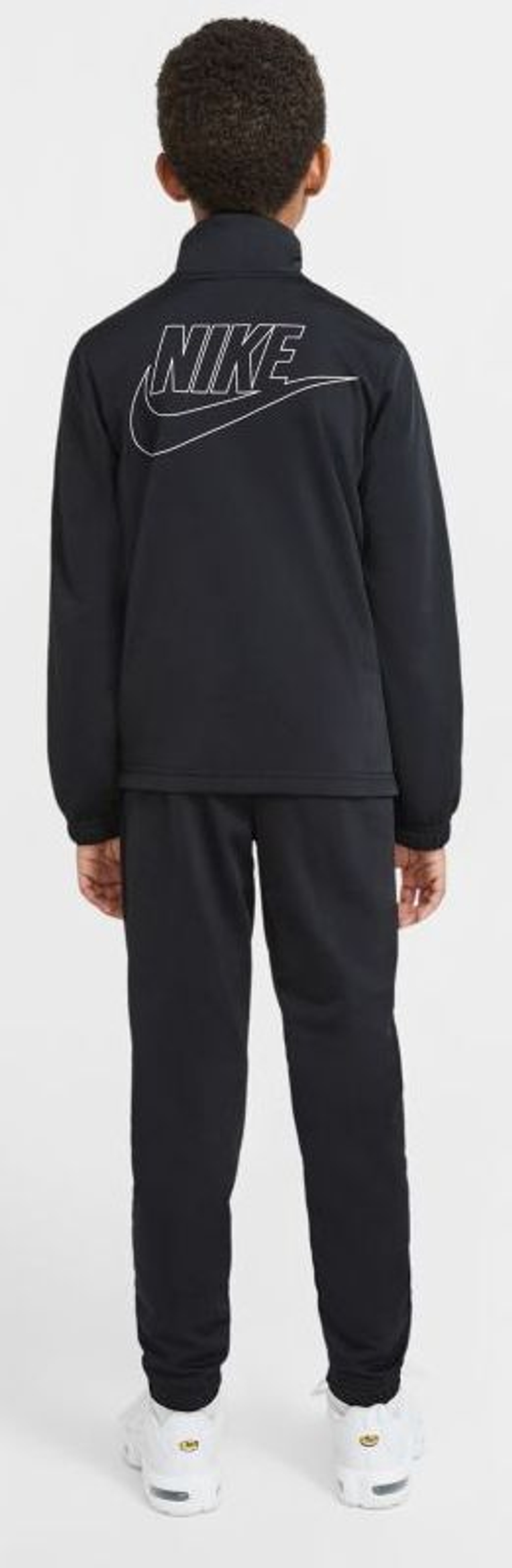 Костюм теннисный Nike Swoosh Poly Tracksuit U - black/black/white