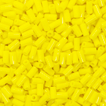 Японский бисер TOHO Bugle (стеклярус) 3mm (№42), непрозрачный глянцевый