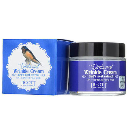 JIGOTT Антивозрастной крем с экстрактом ласточкиного гнезда Bird'S Nest Wrinkle Cream, 70 мл