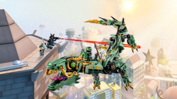 LEGO Ninjago: Механический дракон Зелёного ниндзя 70612 — Green Ninja Mech Dragon — Лего Ниндзяго