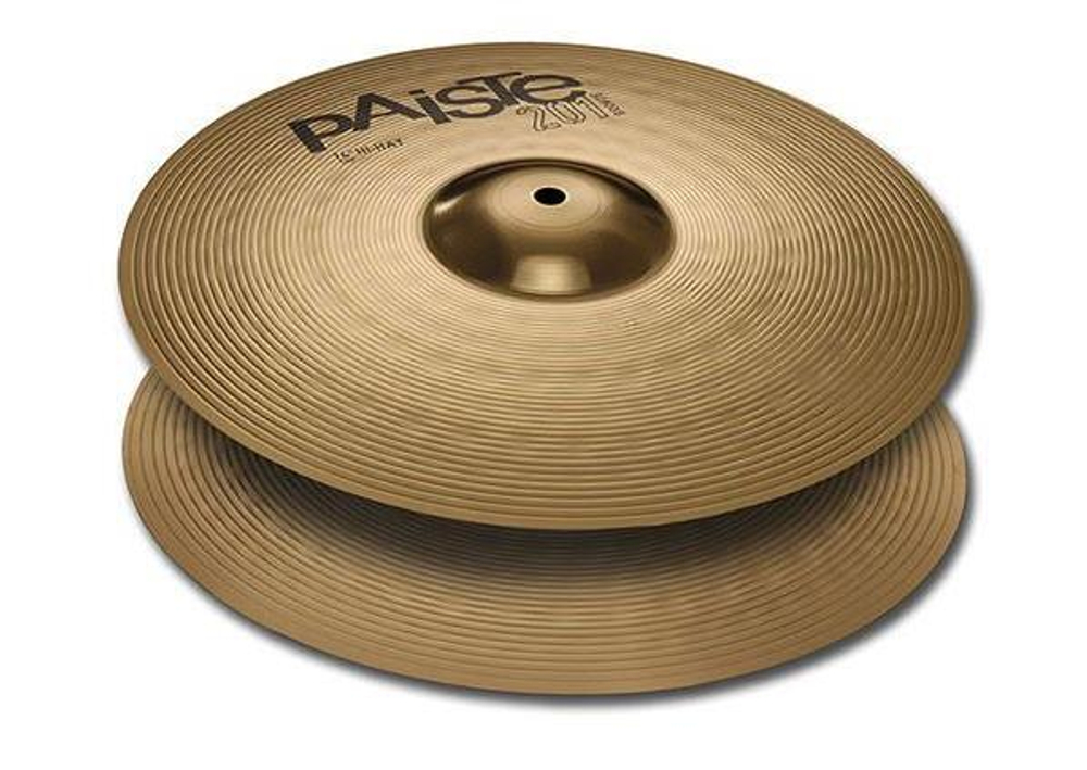 Paiste 201 Bronze Hi Hat 14" ударный инструмент, тарелки (пара).