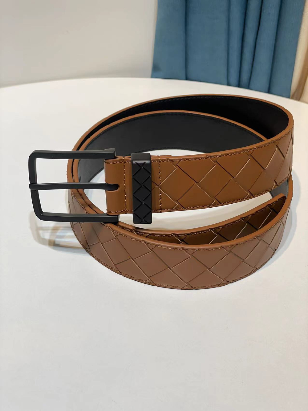 Ремень из мягкой итальянской телячьей кожи