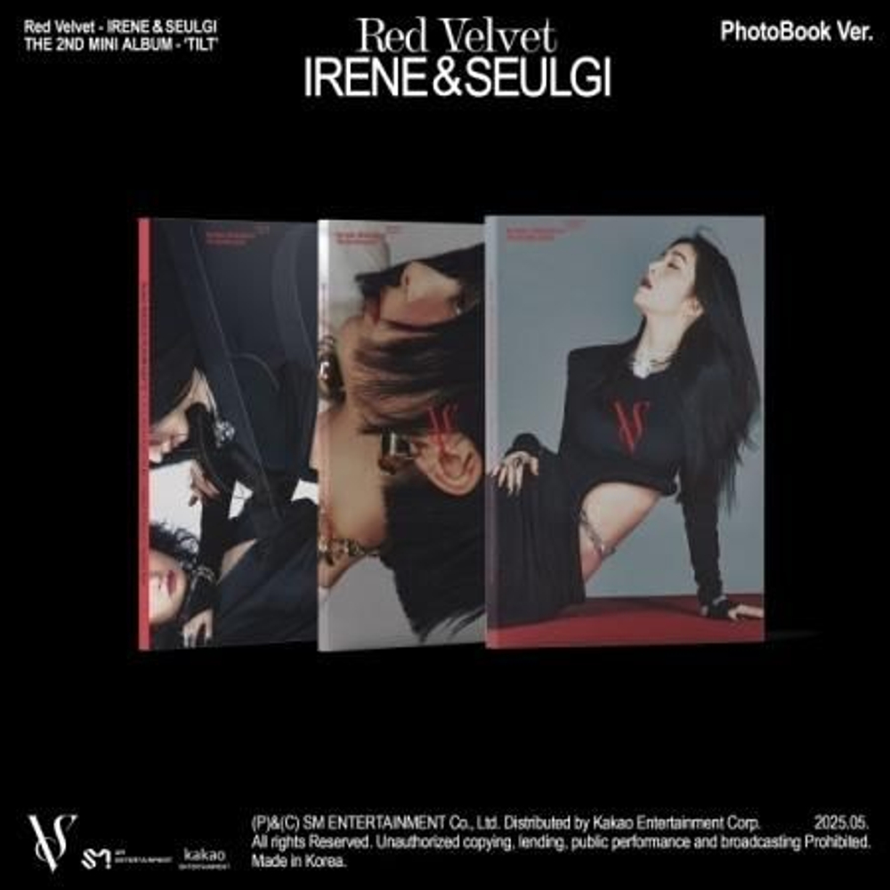 Альбом IRENE & SEULGI (Red Velvet) - TILT 2nd Mini Album PHOTO BOOK 3 Version SET