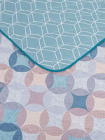 Покрывало на кровать, стеганое, поплин с размерами 215х220