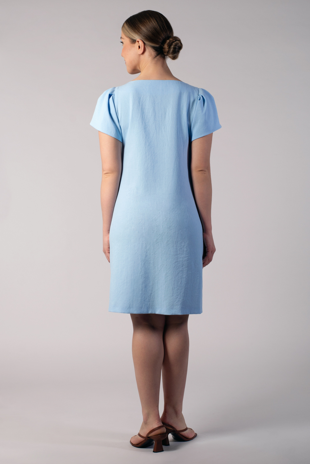 Платье женское 2572ЛПБ, Небесный #259Неб052572ЛП