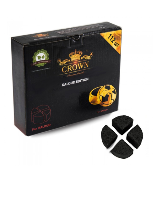Уголь кокосовый «Crown», Kaloud (112 шт., 1 кг.)