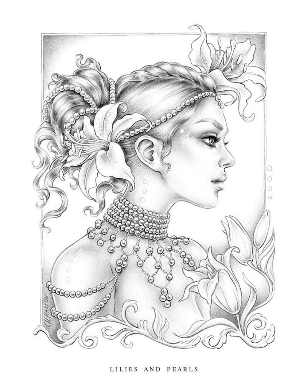 Wildflower Folk Coloring Book Christine Karron
