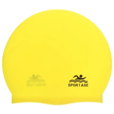 Шапочка для плавания силиконовая Sportage One Color (микс цветов)
