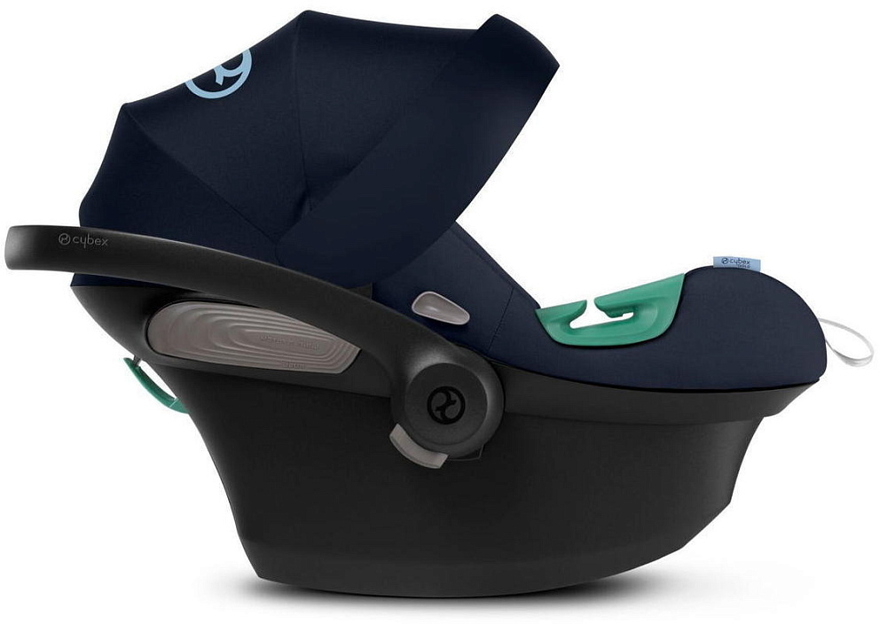 Коляска Cybex Priam IV Rosegold complete Aton S2 Ocean Blue Base One 4 в 1 Peach Pink