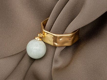 Кольцо-основа "Грани" 7мм, с петелькой (уценка)