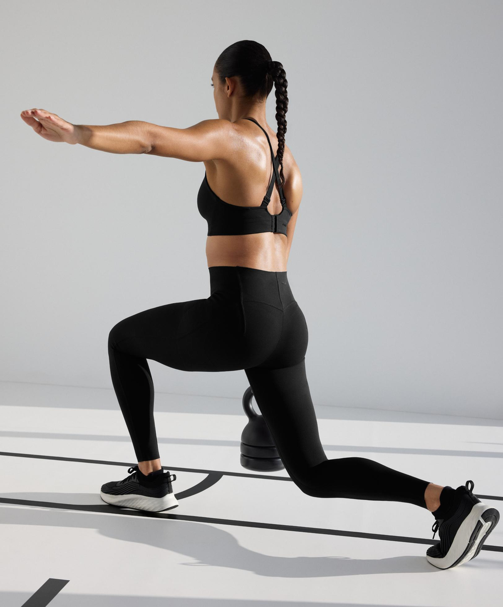 Oysho Универсальные кроссовки для повседневной носки и прогулок, черный