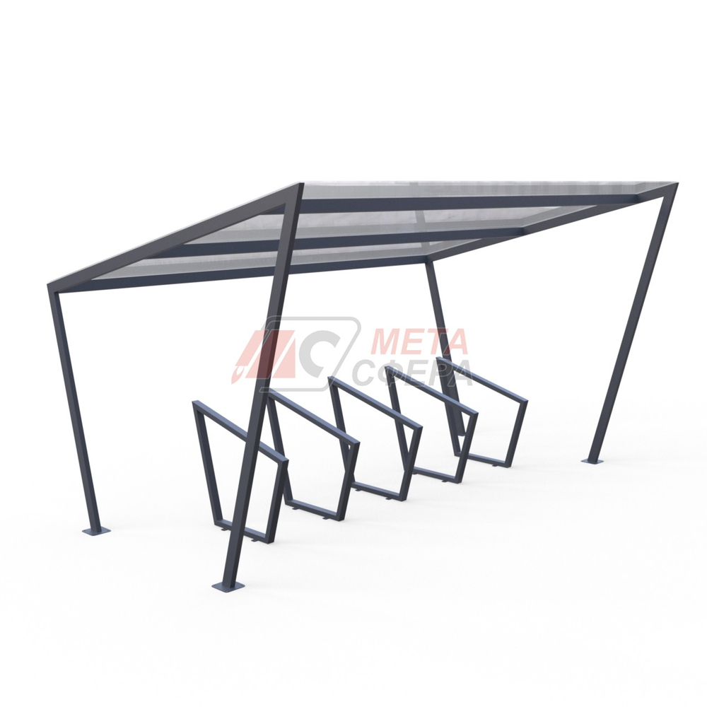 Велопарковка с навесом Edge