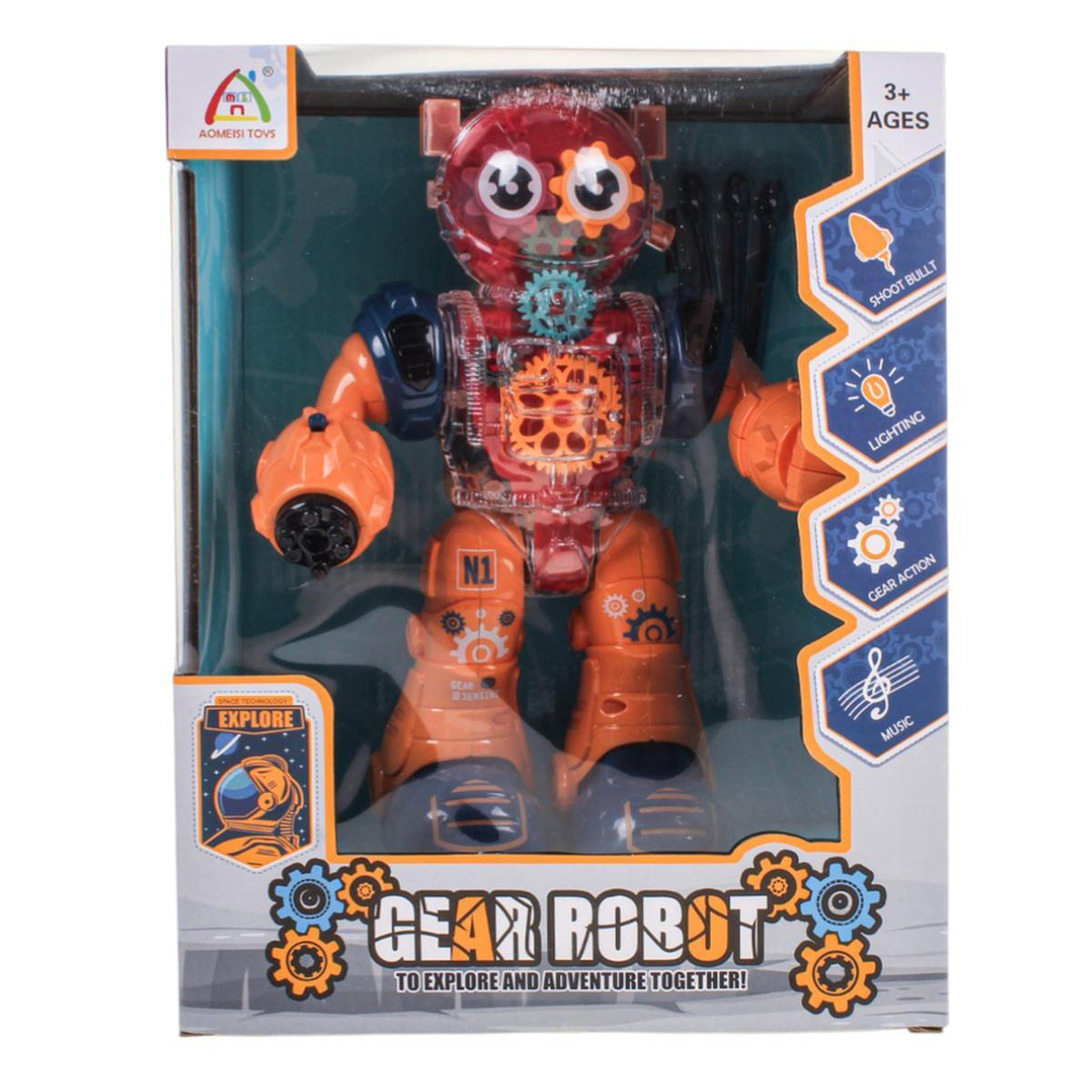 Робот на батарейках, коробка 887