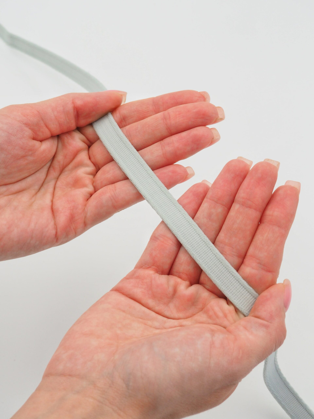 Туннельная лента светло-серая ширина 10 мм