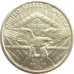 50 центов США Arkansas Centennial 1936