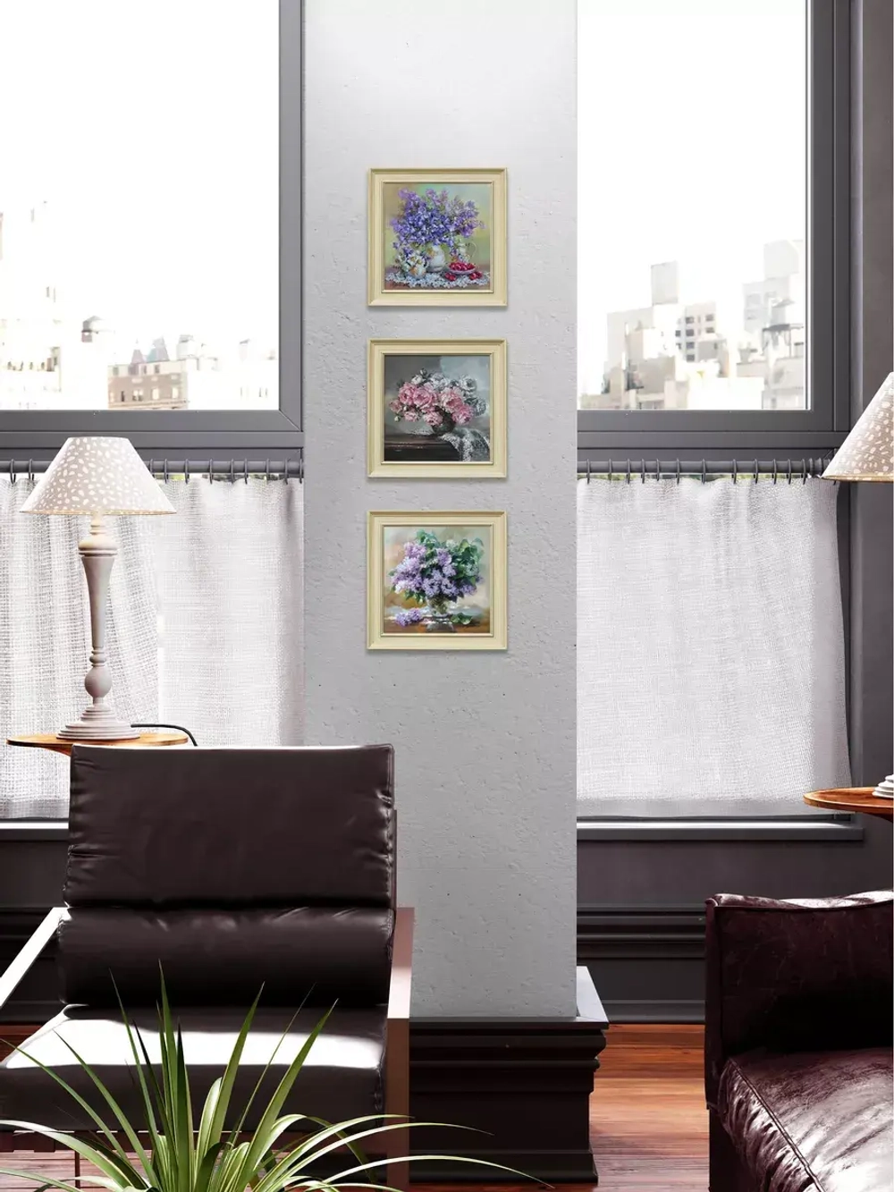 Картина на стену интерьерная на холсте 26*26 см