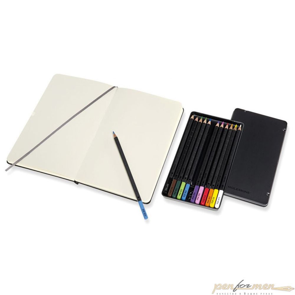 Набор Moleskine Art Collection Sketching блокнот и карандаши (BUNDARTCOLA)