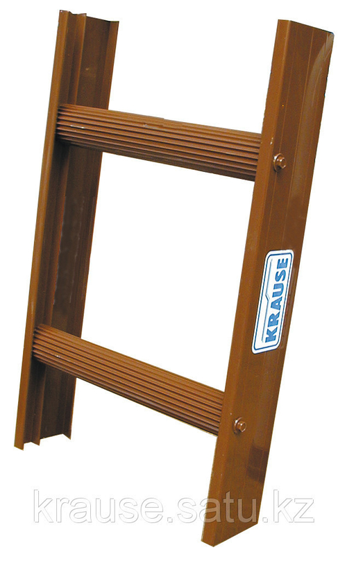 Стационарная лестница для крыши, коричн. 10 ступ. (804747)