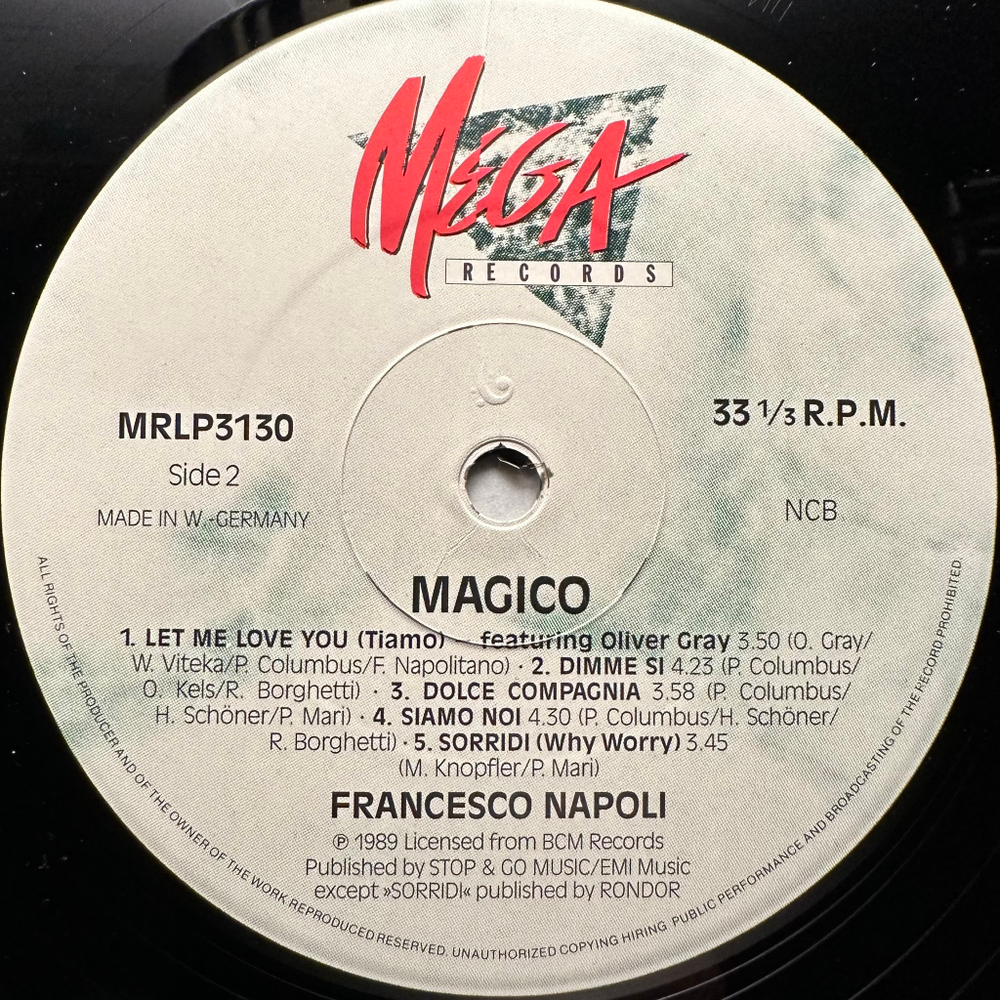 Francesco Napoli - Magico (Германия 1988г.)