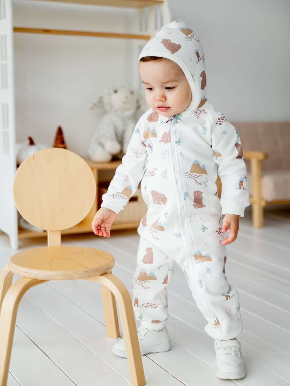 Комбинезон с капюшоном "Тайга" утепленный 0+