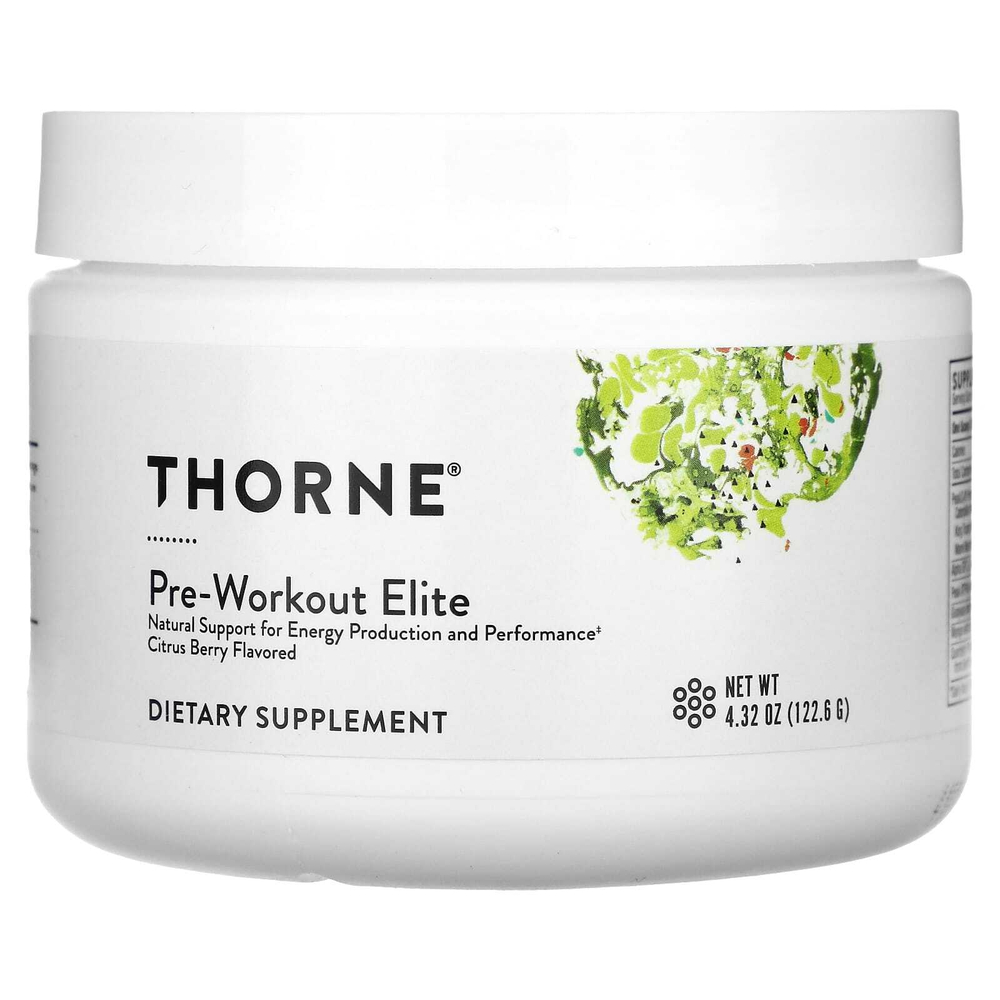 Thorne, Pre-Workout Elite, цитрусовые, 122,6 г (4,32 унции)