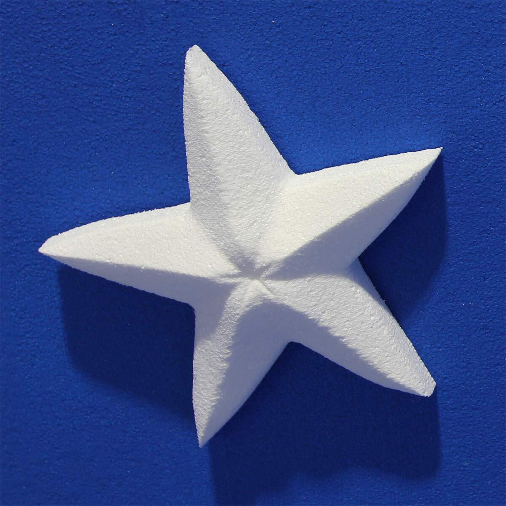 Объёмная морская звезда из пенопласта