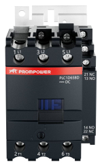 Контактор Prompower PLC1D65BD серии Pulse, ток 65А, 3 полюса, доп контакт 1НО+1НЗ, катушка 24DC