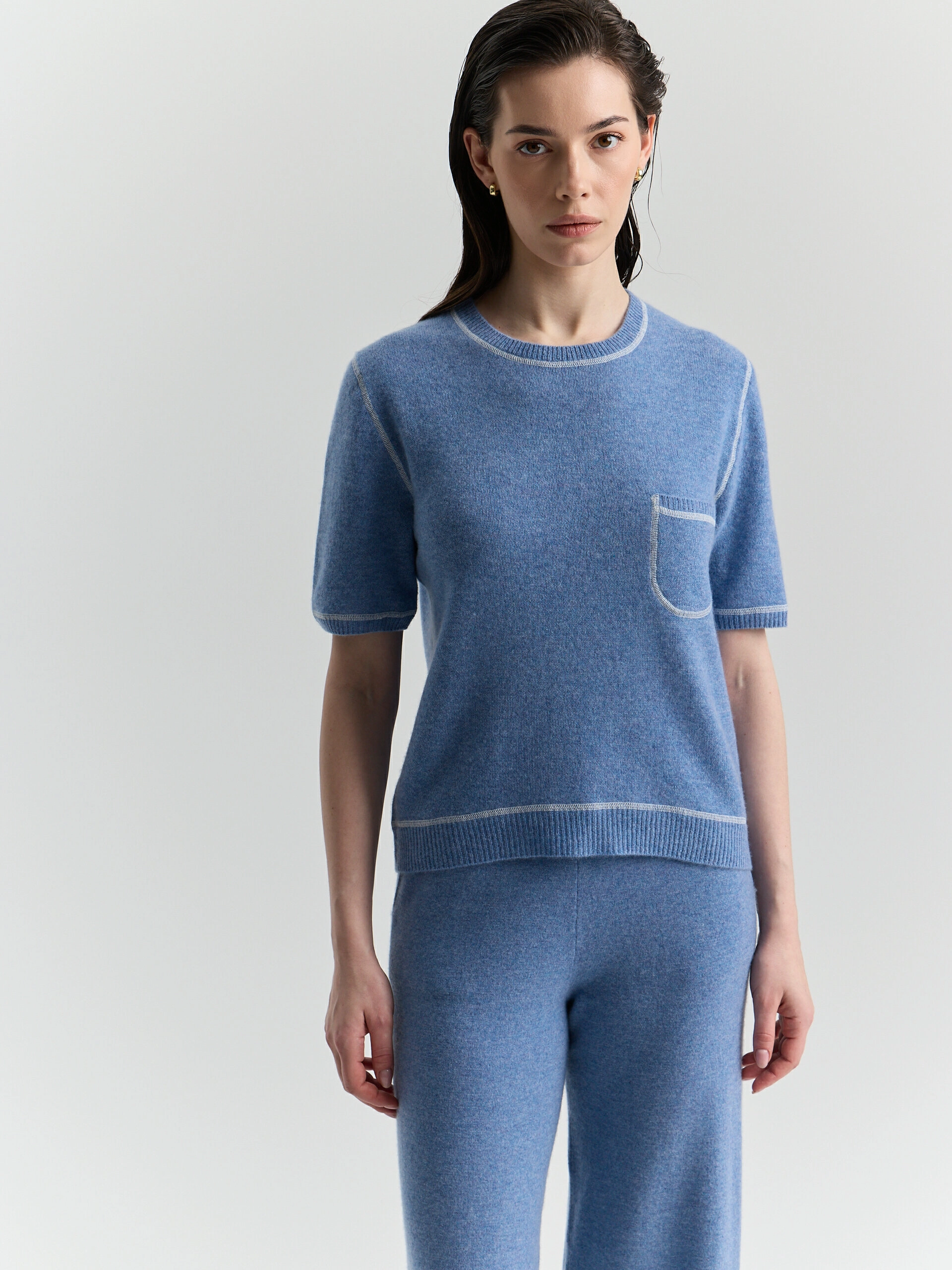 Кашемировая футболка