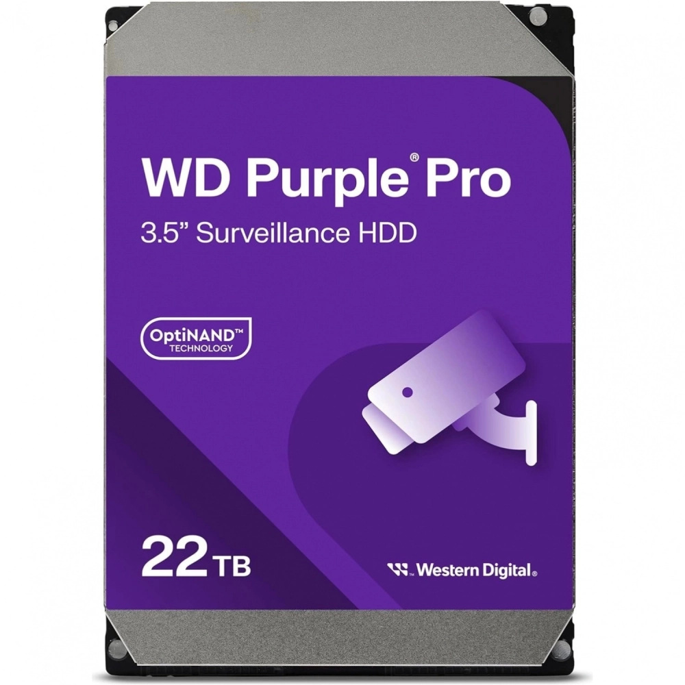 Жесткий диск Western Digital WD Purple Pro 22 ТБ 3.5" (WD221PURP)