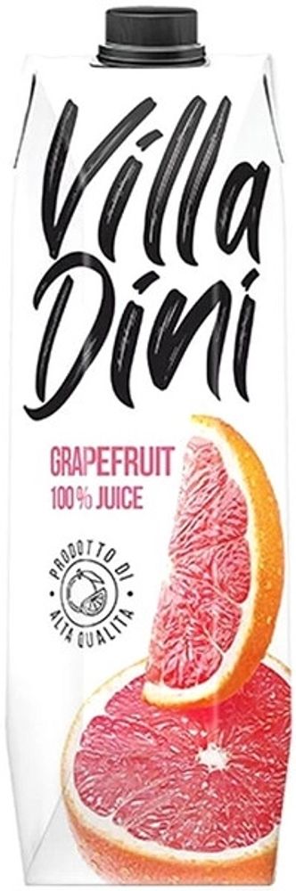 Сок Вилла Дини Грейпфрутовый сок / Villa Dini Grapefruit 1л - тетра-пак