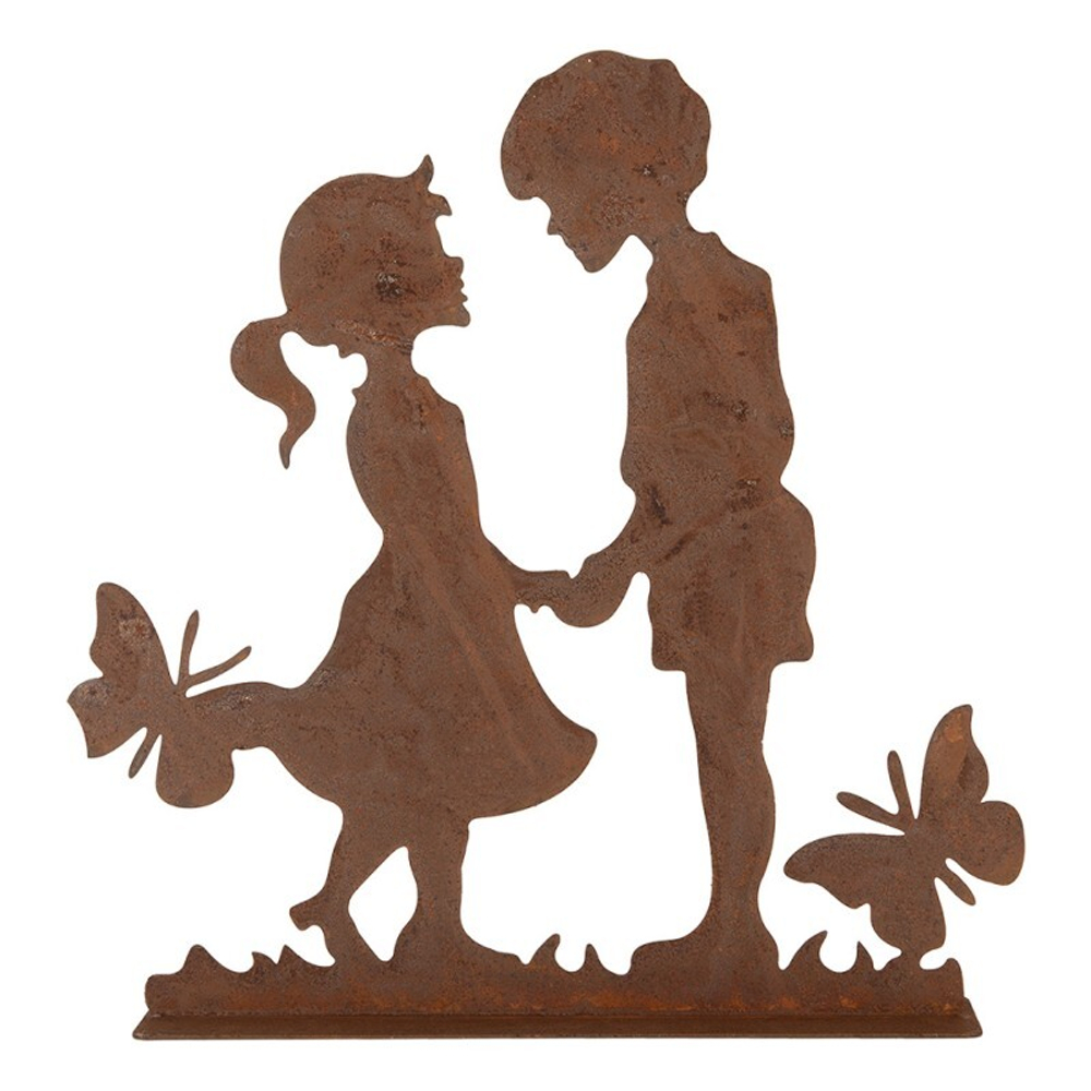 Декор "Дети и бабочки" 25x5x25см