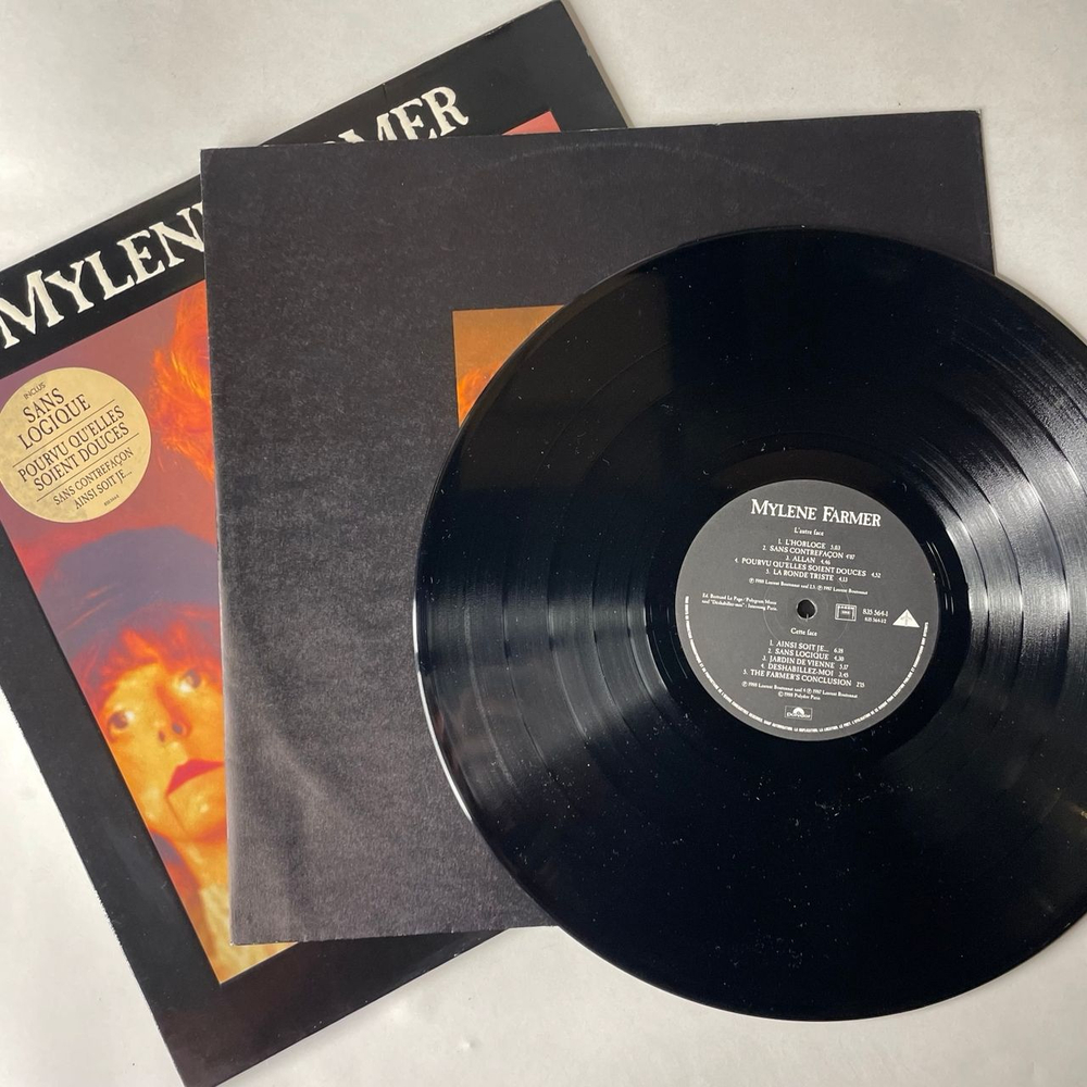 Винтажная виниловая пластинка LP Mylene Farmer Ainsi Soit Je (Франция 1988)
