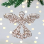 Подвеска «Волшебный ангел» 10*13 см, Розовое золото