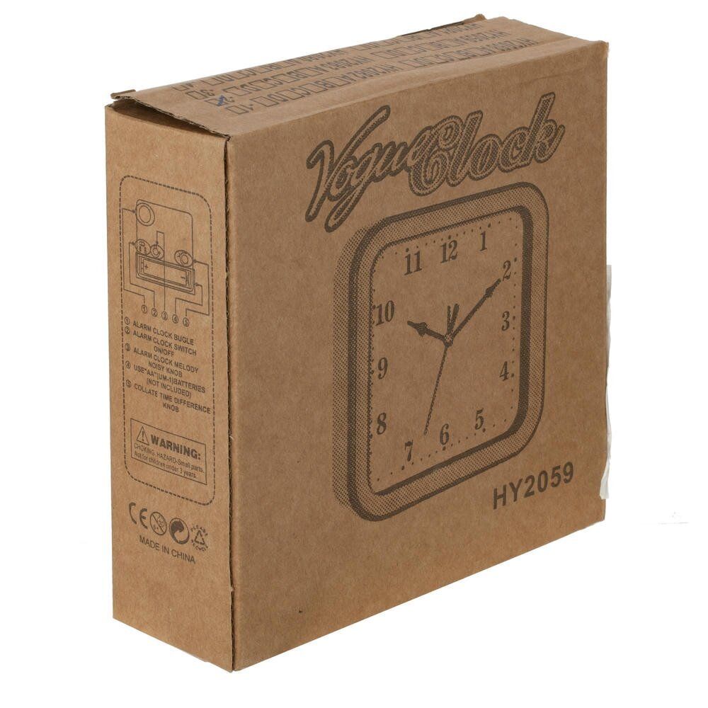 GAEM Будильник (1xАА н/п), L15,5 W4,5 H16,5 см