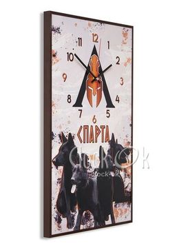 Настенные часы-постер "Спарта"