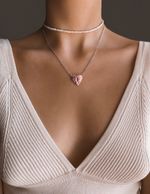 Колье-сердце Folio Pink