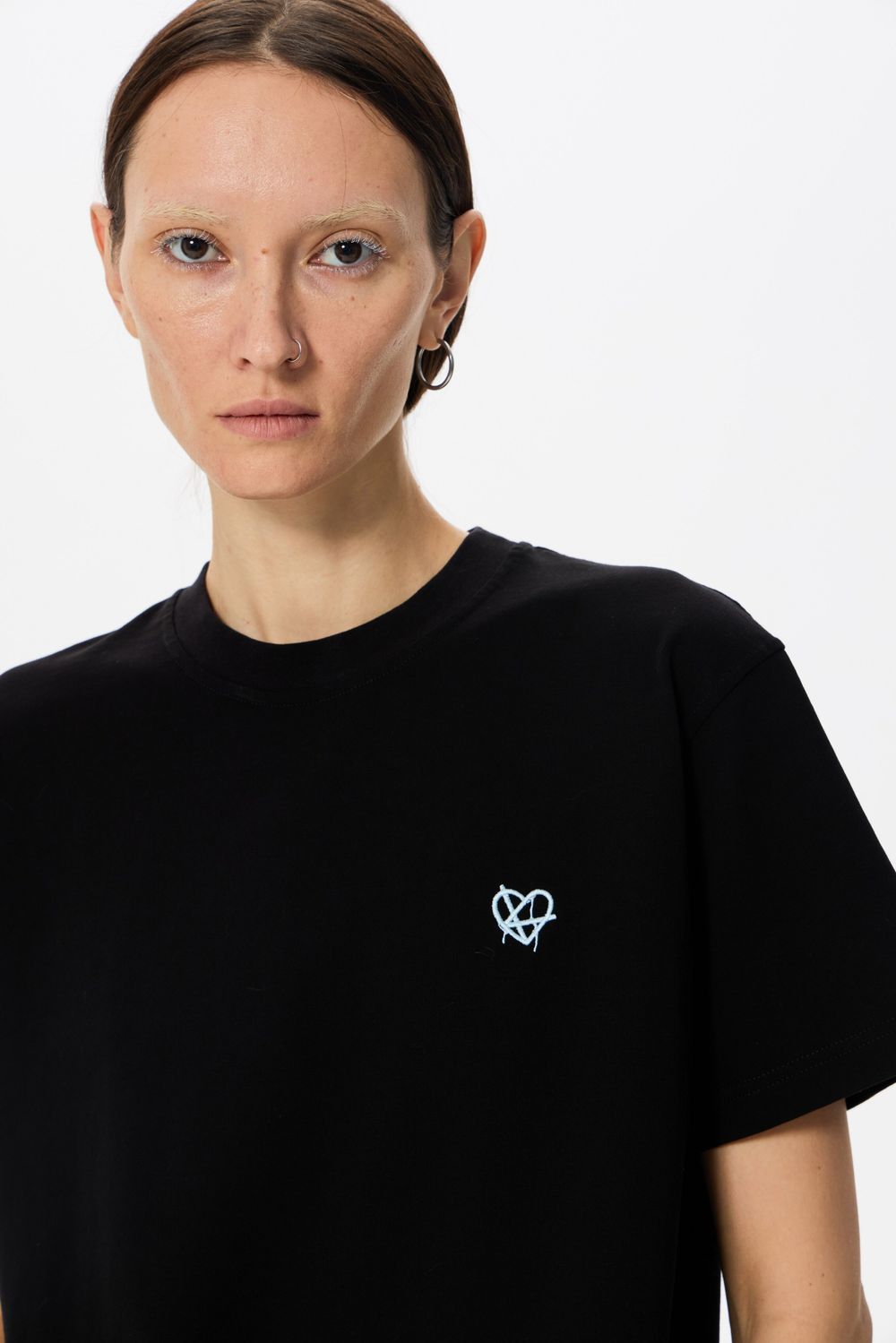 Футболка Kraizy stripes Box Logo черная