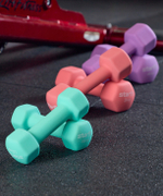 УЦЕНКА Гантель неопреновая STARFIT DB-201 3 кг, коралловый