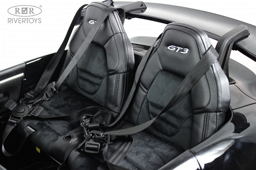 Детский электромобиль RiverToys Porsche 911 GT3 Y911YY Y911YY-BLACK-GLANEC/черный глянец