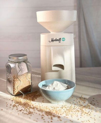 Мукомолка Mockmill MM100 электрическая мини мельница с каменными жерновами для помола зерна и производства цельнозерновой муки в домашних условиях