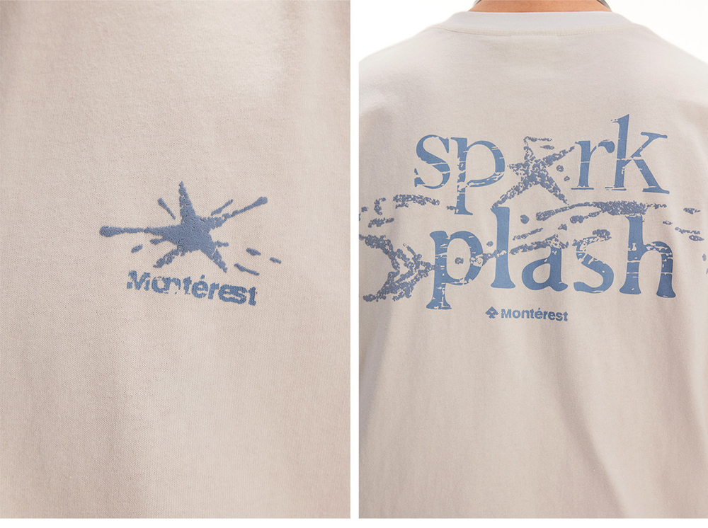 Футболка Nothomme Monterest Spark Splash белый