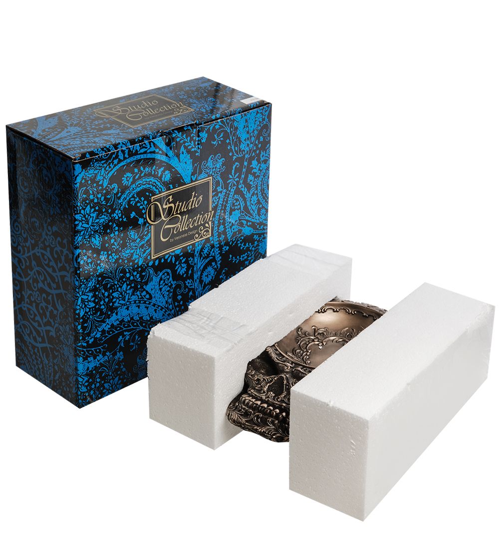 Veronese WS-1064 Декоративное изделие в стиле Стимпанк «Череп»