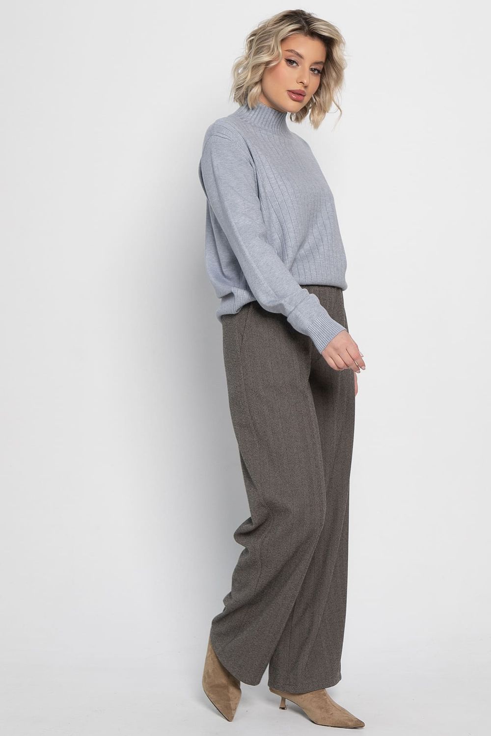 Брюки прямые Лиора (коричневые) Б15007-8М LT Collection